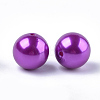 ABS Plastic Imitation Pearl Round Beads SACR-S074-10mm-A25-2