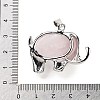 Natural Rose Quartz Pendants G-G112-01P-10-3