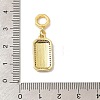 Brass Micro Pave Cubic Zirconia Pendants KK-C111-02G-02-3