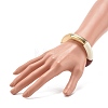 Chunky Curved Tube Beads Stretch Bracelet for Teen Girl Women BJEW-JB06991-01-3