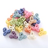 Bowknot Plastic Claw Hair Clips OHAR-P021-09A-09-1