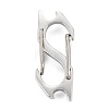 304 Stainless Steel S-Hook Clasps STAS-C024-07P-1