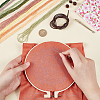 WADORN 3 Sets 3 Colors DIY Embroidery Flower Pattern Drawstring Bag Making Kit DIY-WR0002-55-3