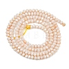 Electroplate Rondelle Glass Beads Strands GL-T021-2x2.5mm-17-18-3