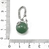 Natural & Synthetic Mixed Stone Ball Pendants G-D102-04P-4