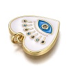 Brass Micro Pave Colorful Cubic Zirconia Pendants ZIRC-B0003-12G-3