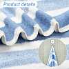 Polyester Stripe Towel AJEW-FZC0001-007A-2