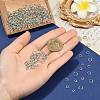 400Pcs 4 Styles Open Jump Rings Brass Jump Rings KK-FS0002-08P-4