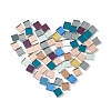 Mirror Surface Square Mosaic Tiles Glass Cabochons DIY-P045-14-2