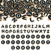 Initial Letter A~Z Alphabet Alloy Enamel Charms ENAM-TA0003-58-1