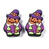 Halloween Food Grade Silicone Focal Beads SIL-Z022-01E-1