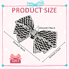 SUPERFINDINGS 2Pcs Cloth with Rhinestone Shoe Buckle Clips FIND-FH0008-78B-2