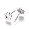 Non-Tarnish 304 Stainless Steel Ear Stud Components LS-STAS-F222-046-2