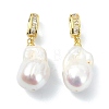 Natural Baroque Keshi Pearl Edison Pearl Pendants PALLOY-JF05285-1