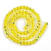 Electroplate Transparent Glass Beads EGLA-B013-02A-AB02-2