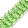 Glass Beads Strands EGLA-E010-8x12mm-14-1