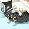 2 Pairs 202 Stainless Steel Hoop Dangle Earrings EJEW-JE07174-1