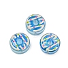 UV Plating Handmade Lampwork Beads LAMP-R004-03C-2