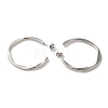 Non-Tarnish 304 Stainless Steel C-Shaped Stud Earrings for Women EJEW-Z066-07P-2