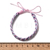 Adjustable Cotton Cord Braided Friendship Bracelets FB-CBA27E8-01D-5
