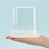 Transparent Plastic Minifigure Display Cases ODIS-WH0029-71-3