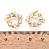 Brass Micro Pave Cubic Zirconia Pendants KK-N263-78B-G-3