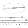 304 Stainless Steel Chains with Beads CHS-F020-09P-2