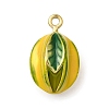 304 Stainless Steel Enamel Pendants STAS-I355-13G-03-1