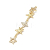 Brass Micro Pave Clear Cubic Zirconia Big Pendants KK-B176-02G-09-2