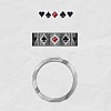 Brass with Rhinestone Finger Rings for Men FS-WG9B66A-01-5