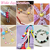 20Pcs 10 Colors Brass Enamel Beads KK-PH0014-85-5