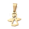 304 Stainless Steel Pendants STAS-B141-05G-1