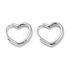 925 Sterling Silver Hoop Earrings EJEW-R001-01S-4