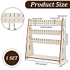 Wooden Earring Display Stands EDIS-WH0016-072-2