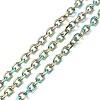 Ion Plating(IP)  Rainbow Color 304 Stainless Steel Cable Chains CHS-H007-03M-4