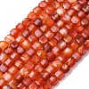 Natural Banded Agate/Striped Agate Beads Strands G-G005-B02-01A-2