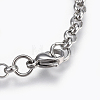 Non-Tarnish 304 Stainless Steel Rolo Chain Necklaces NJEW-F242-12P-C-3