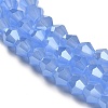 Imitation Jade Electroplate Glass Beads Strands EGLA-F029-J4mm-A04-3