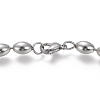 Non-Tarnish 304 Stainless Steel Beaded Necklaces NJEW-I238-05B-2