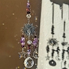 Metal Sun Moon Star Hanging Ornaments PW-WGC079C-01-3