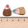 Resin & Wood Pendants WOOD-S061-02E-3