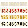 4 Sets 4 Colors PVC Self-adhesive Reflective Mailbox Stickers DIY-CN0002-26-1