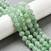 Dyed Natural Malaysia Jade Beads Strands G-G021-02B-17-5