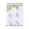 6Pcs Brass Toggle Clasps KK-T073-44P-2