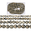 4 Strands 4 Style Natural Dalmatian Jasper Beads Strands G-YS0001-06-1