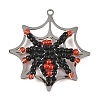 Halloween 201 Stainless Steel & Glass Seed Beaded Pendants PALLOY-MZ01397-1