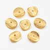 Tibetan Style Alloy Wavy Spacer Beads X-TIBEP-A11067-G-LF-2