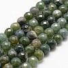 Natural Moss Agate Beads Strands X-G-D840-25-6mm-1