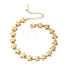 304 Stainless Steel Star Link Chains Bracelets for Women SA-CBA4051-01G-2