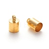 Brass Cord Ends KK-EC041-G-NF-2